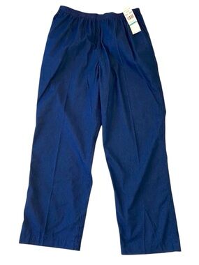 Alfred Dunner jeans/trouser pants sz16 straight high rise elastic waist stretch